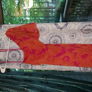 One Shoulder Maxi Dress size 4 Paisley